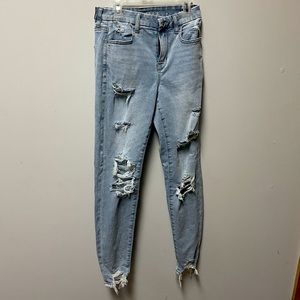 AE Real Good Upcycled Ne(x)t Level Ripped High-Waisted Jegging